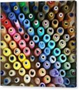 Ordered Colors || #circlesgetthesquare Canvas Print
