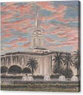 Orlando Florida Lds Temple Canvas Print