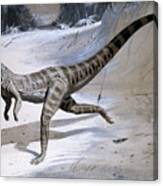 Ornithosuchus Prehistoric Reptile Canvas Print