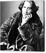 Oscar Wilde In His Favourite Coat 1882 Canvas Print
