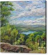 Overlooking Lake Sunapee Canvas Print