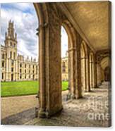 Oxford University - All Souls College 2.0 Canvas Print