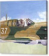 P-40e Warhawk Canvas Print