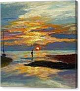 Paines Creek Sunset Canvas Print