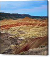 Painted Hills In Square Canvas Print