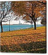 Palmer Park In The Fall Canvas Print