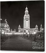 Pan Am Night Tower 1901 Canvas Print
