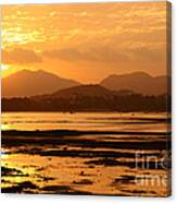 Panama Canal Sunset Canvas Print