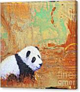 Panda Abstract Canvas Print