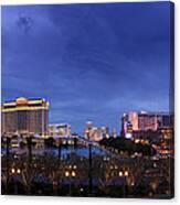 Panorama Of Las Vegas Canvas Print
