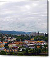 Panorama View Of Trondheim Norway Canvas Print