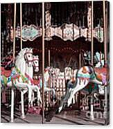 Paris Carousel Merry Go Round Sepia - Paris Carousel Montmartre District  Sacre Coeur Canvas Print / Canvas Art by Kathy Fornal - Fine Art America