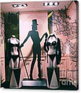 Paris Chantal Thomass Lingerie Shop - Paris Luxury Lingerie Boutique Mannequins Art Deco Canvas Print