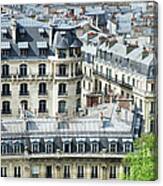 Paris City Apartments Canvas Print