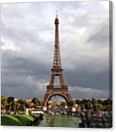#paris #eiffeltower #tower Canvas Print