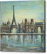 Paris Highlights Canvas Print
