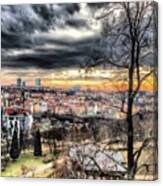 #park #view #trees #urban #city Canvas Print