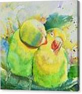 Parrots Canvas Print