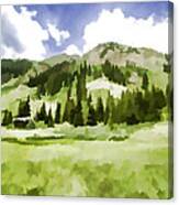 Partly Cloudy Canvas Print