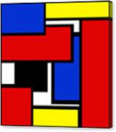 Partridge Family Abstract 1 C Square Canvas Print