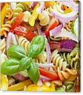 Pasta Salad Canvas Print