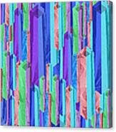 Pastel Crystal Towers Canvas Print
