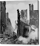 Paternoster Row After Bombing Canvas Print