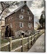 Pathway To Kerr Grist Mill Canvas Print