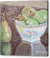 Pears Still Life Canvas Print