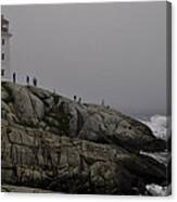 Lighthouse Peggys Cove Canvas Print