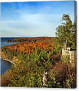 Peninsula State Park Lookout In The Fall Canvas Print