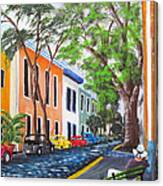 Pensando En El Viejo San Juan Canvas Print Pensando En El Viejo San Juan Canvas Print