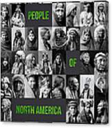 People Of North America Canvas Print