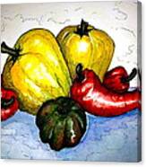 Pepper Diversity Canvas Print