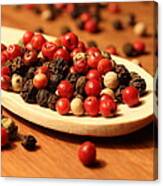 Peppercorns Canvas Print