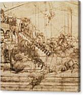 Perspective Study for the Background of the Adoration of the Magi Canvas Print Perspective Study for the Background of the Adoration of the Magi Canvas Print