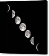 Phases Of The Moon Canvas Print