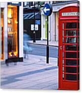 Phone Booth, London, England, United Canvas Print