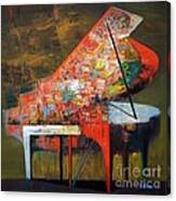Piano No.59-coloratura Canvas Print