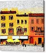 Piazza Del Popolo Canvas Print