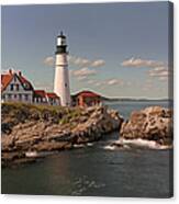 Picturesque Portland Head Light Canvas Print