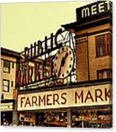 Pike Place Market - Seattle Washington Canvas Print
