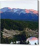 Pikes Peak Sunset Canvas Print