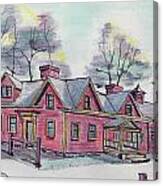 Pine Street Home Canvas Print