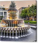 Pineapple Fountain - Waterfront Park Canvas Print