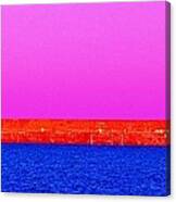 Pink And Blue Light Canvas Print