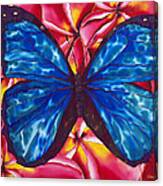Blue Morpho Butterfly Canvas Print