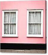 Pink House Canvas Print