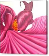 Pink Lady Square Dance Canvas Print