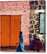 #pink #orange#ethiopia #colorful #like Canvas Print